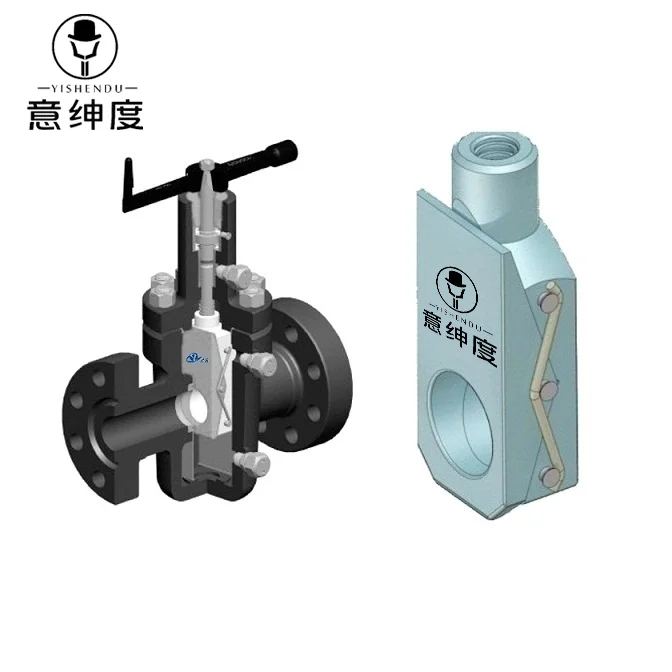API 6A Wellhead M Type Expanding Gate Valve