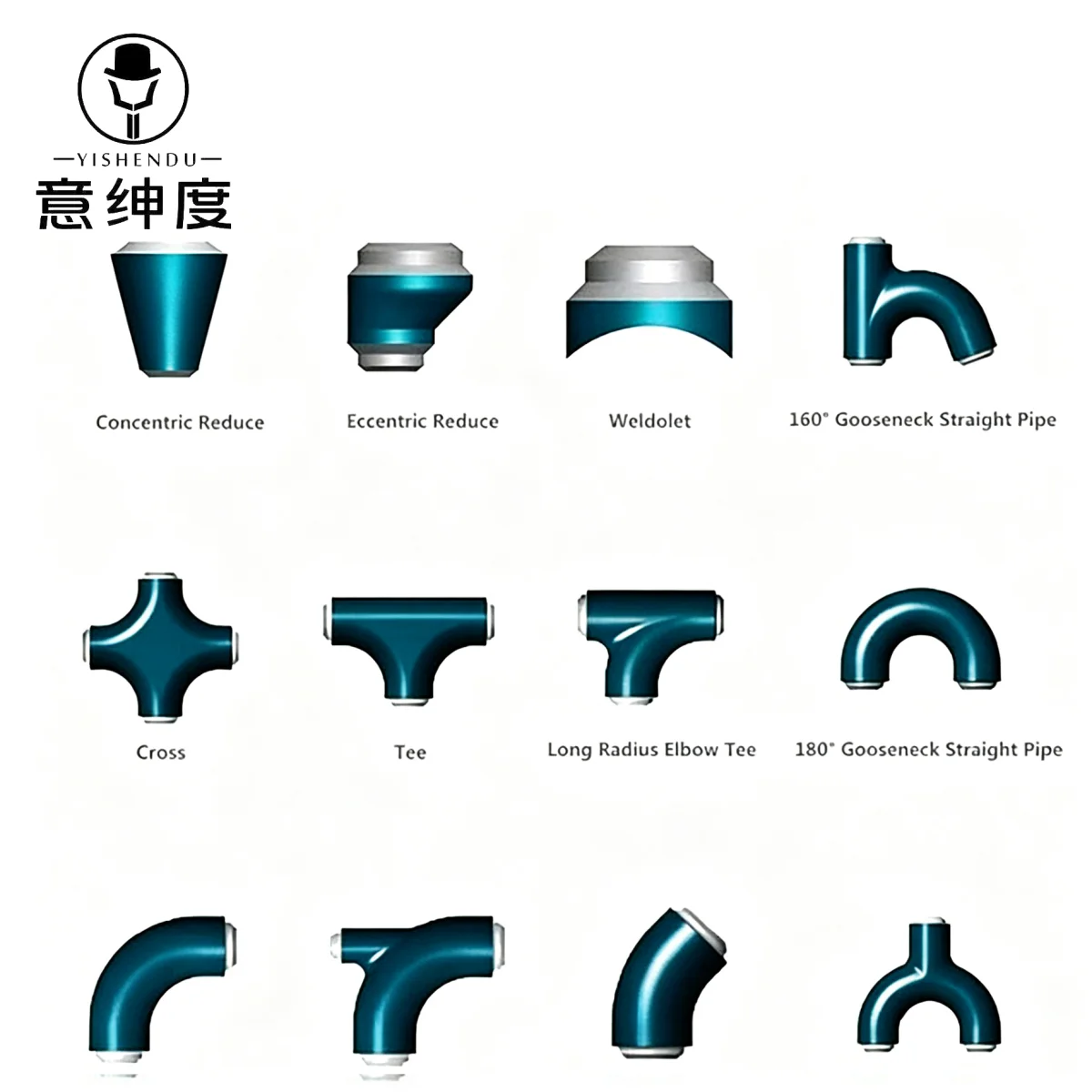 API6A Elbow Tee Cross Reducer Long Radius Elbow High Pressure Fittings