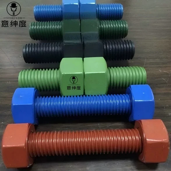Stud Bolts with Heavy Hex Nuts for Oil & Gas Applications